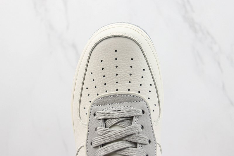 Nike Air Force 1 Low 40th Anniversary "Off White/Grey/Perforated" фото № 4