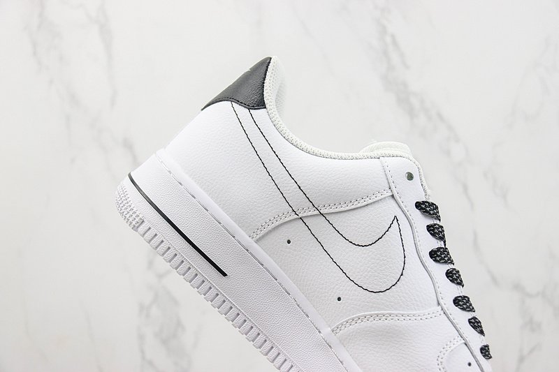Nike Air Force 1 Low "White/Black/Red Circled" фото № 3