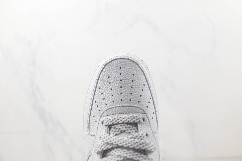 Nike Air Force 1 Mid "Leather White" фото № 4