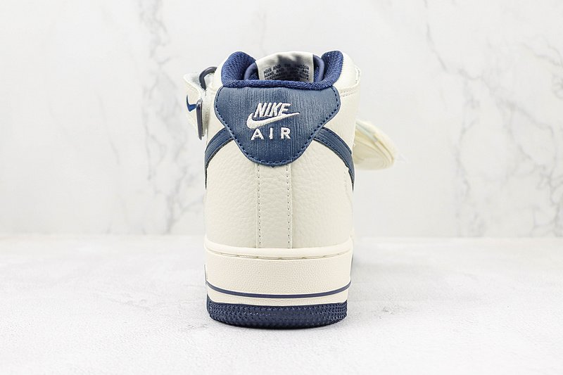 Nike Air Force 1 Mid "Wheat White/Navy Blue" фото № 9