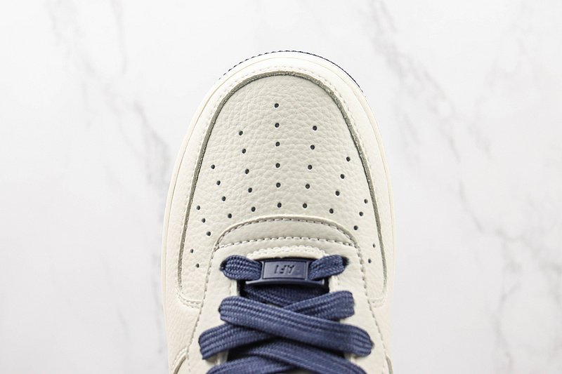 Nike Air Force 1 Mid "Wheat White/Navy Blue" фото № 4