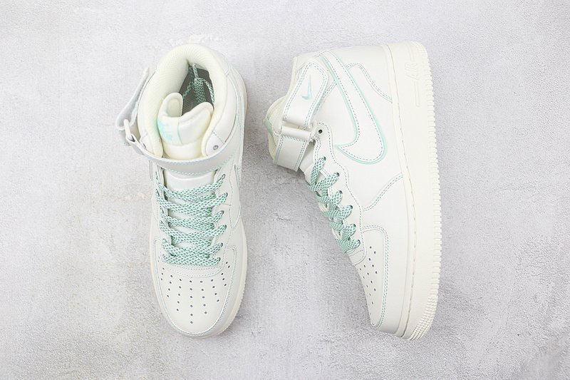 Nike Air Force 1 Mid "Wheat White/Frozen Blue" фото № 6