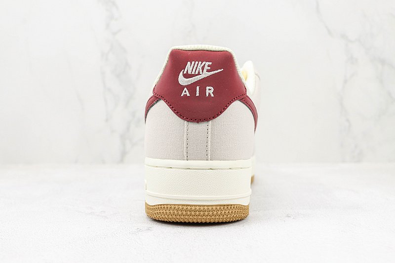 Nike Air Force 1 Low "Rice White/Wine Red/Beige" фото № 9
