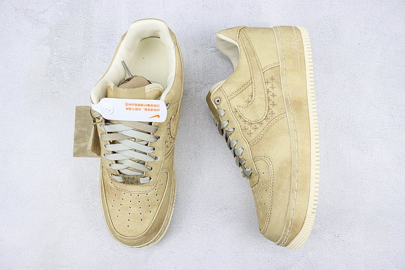 Nike Air Force 1 Low Premium "NAI-KE/Beige" фото № 6