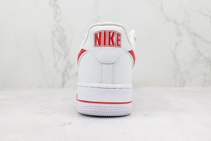 Nike Air Force 1 Low "White/Gym Red" фото № 9