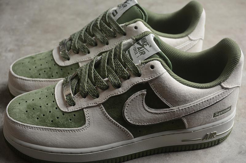 Supreme x Nike Air Force 1 "Moss Green" фото № 2