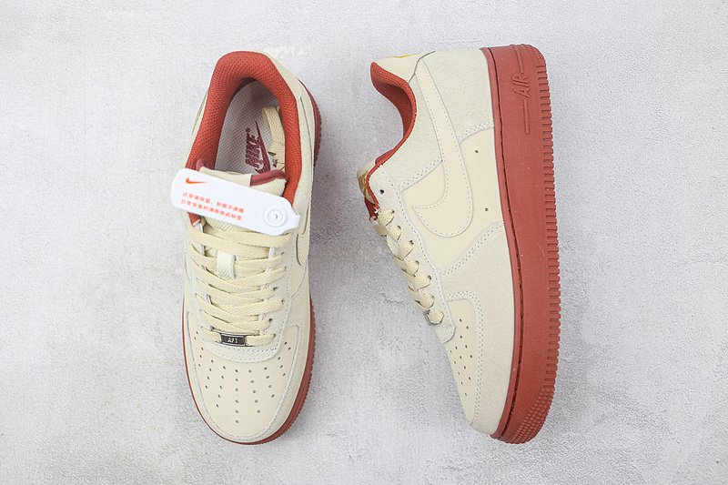 Nike Air Force 1 07 Low "SE Beige/White/Brown" фото № 7