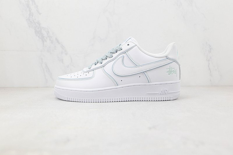 Nike Air Force 1 Low 07 "Triple White Stussy" фото № 2