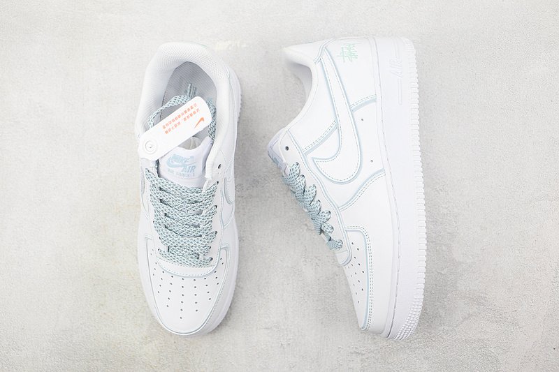 Nike Air Force 1 Low 07 "Triple White Stussy" фото № 7