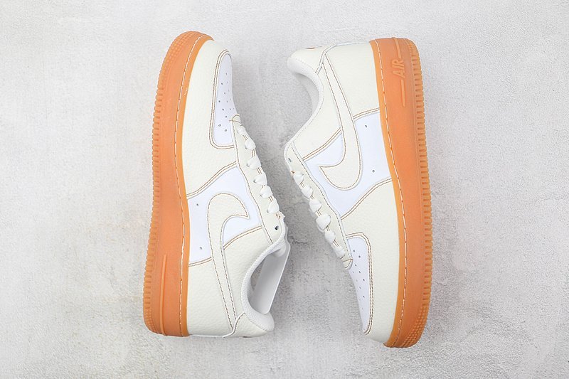 Nike Air Force 1 Low "Ivory/Orange" фото № 6