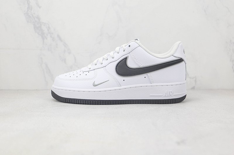 Nike Air Force 1 Low "White/Black/Silver" фото № 2
