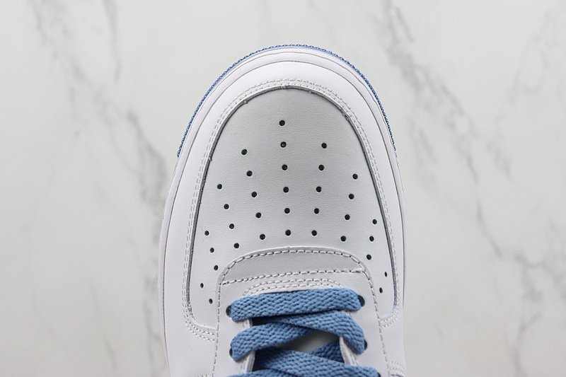 Nike Air Force 1 Low "White/Sea Blue" фото № 4