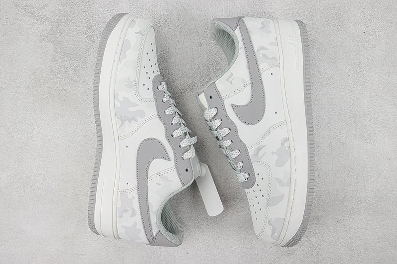 Nike Air Force 1 Low "Grey/Grey Khaki" фото № 6