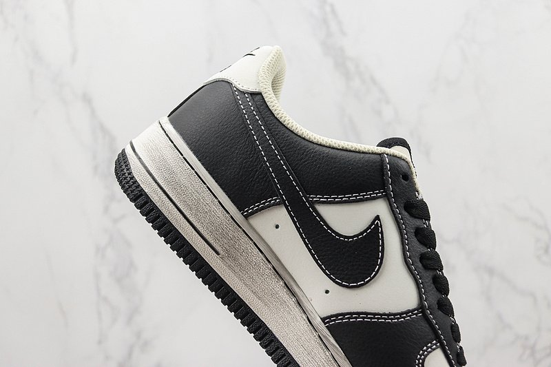 Nike Air Force 1 Low "Black/White Champagne" фото № 3