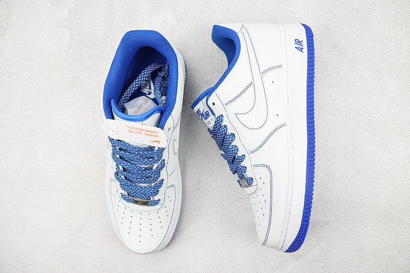 Nike Air Force 1 Low "White/Sapphire Blue" фото № 7
