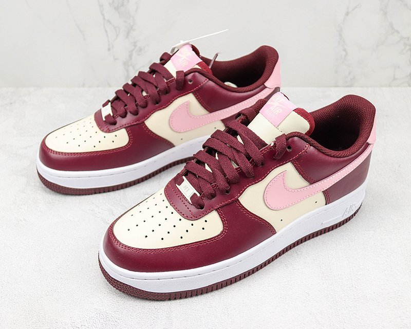 Nike Air Force 1 Low "Valentine's Day 2023/Burugundy/Cream/White/Pink" фото № 5