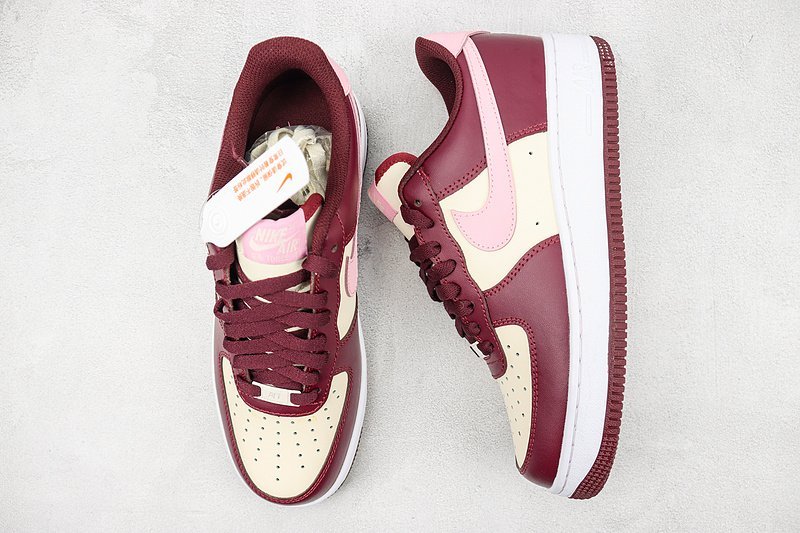 Nike Air Force 1 Low "Valentine's Day 2023/Burugundy/Cream/White/Pink" фото № 6