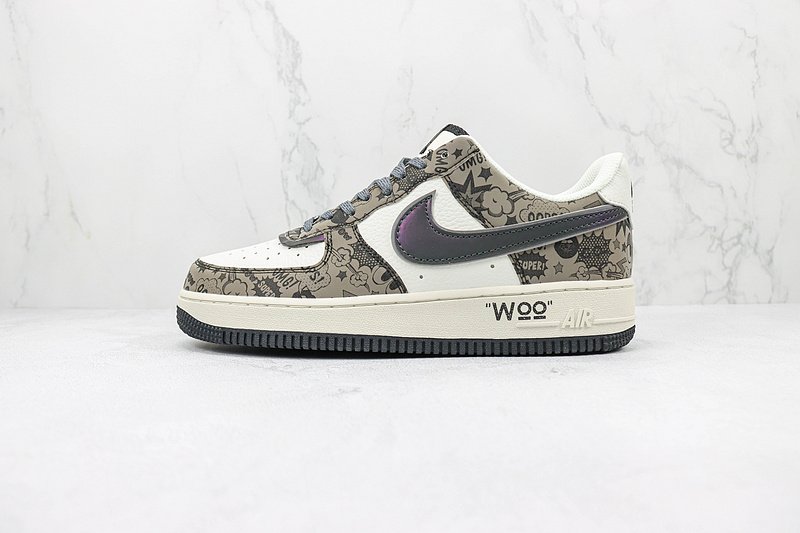 Nike Air Force 1 Low "Hacker Browm/Beige/White/Black" фото № 2