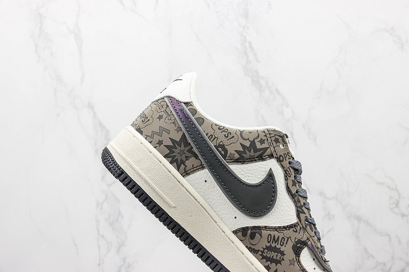 Nike Air Force 1 Low "Hacker Browm/Beige/White/Black" фото № 3