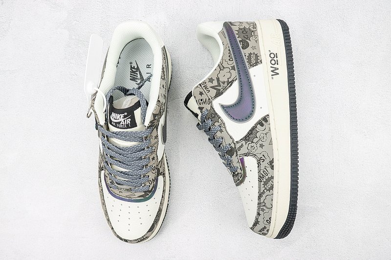 Nike Air Force 1 Low "Hacker Browm/Beige/White/Black" фото № 6