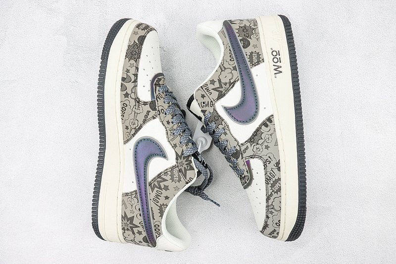 Nike Air Force 1 Low "Hacker Browm/Beige/White/Black" фото № 7