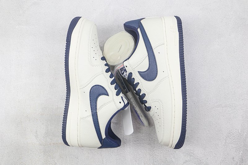 Nike Air Force 1 Low "White/Textured Blue" фото № 7