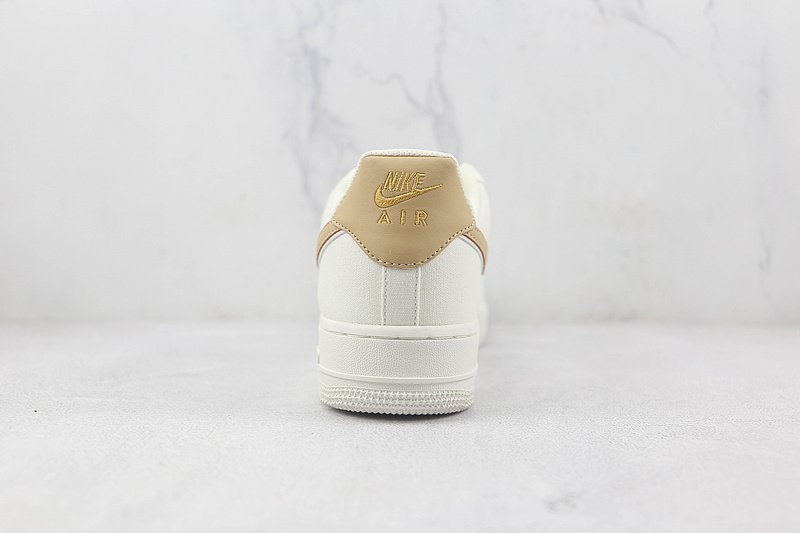 Nike Air Force 1 Low "Beige/Gold Swoosh" фото № 9