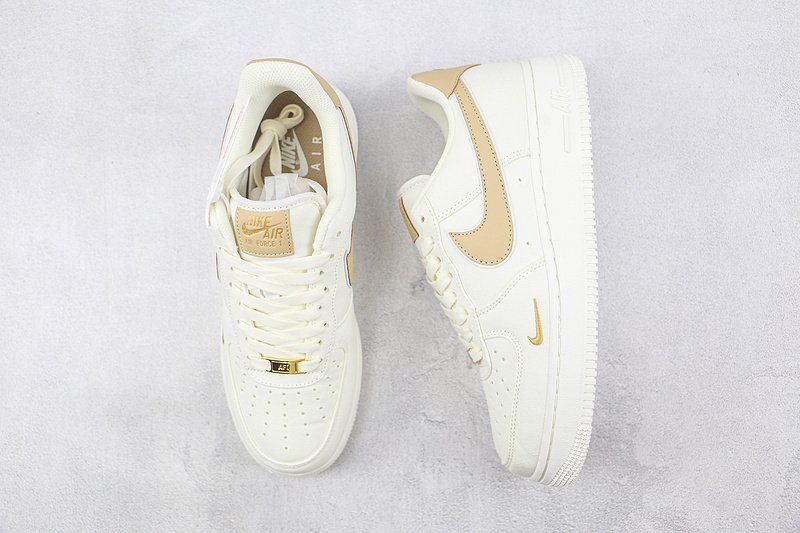 Nike Air Force 1 Low "Beige/Gold Swoosh" фото № 6