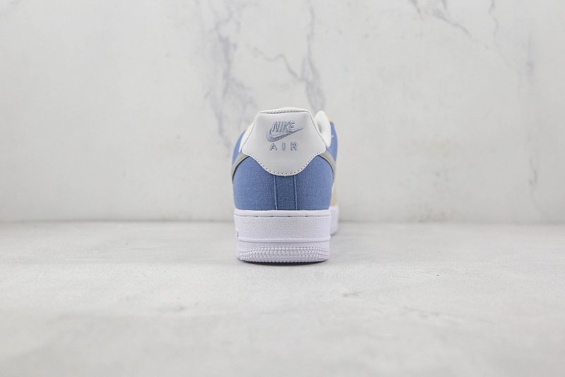 Nike Air Force 1 Low "Grey/White/Blue/Beige" фото № 9