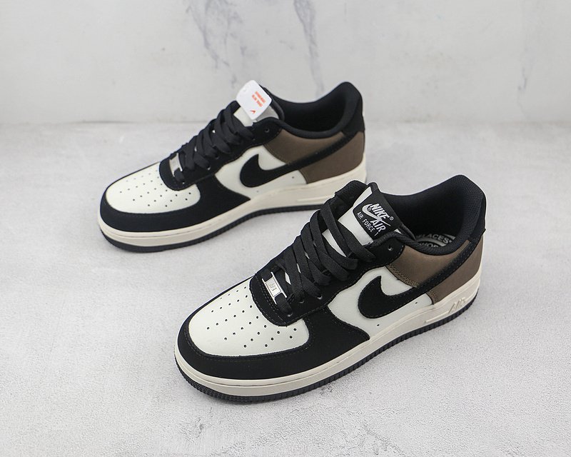Nike Air Force 1 Low "Mocha/Black/White" фото № 5