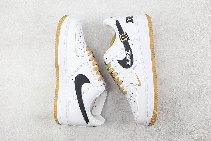 LPL x Nike Air Force 1 Low "White/Black/Beige" фото № 7