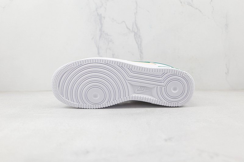 Nike Air Force 1 Low "White/Blue/Malachite" фото № 2