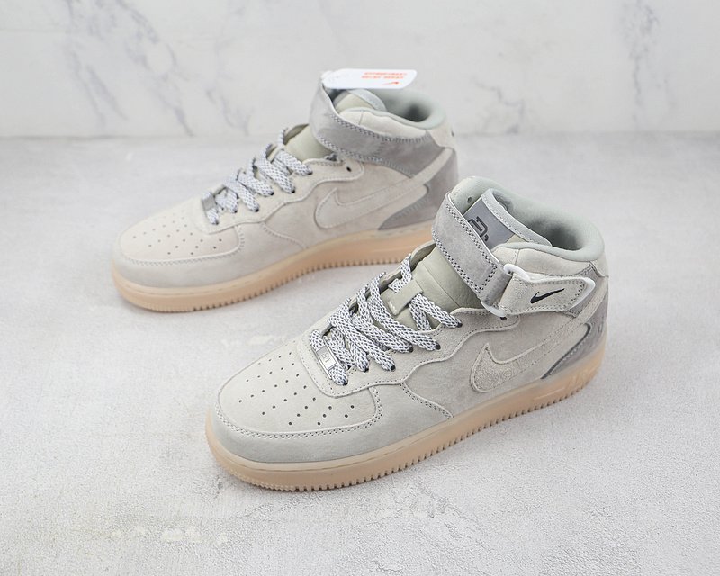 Reigning Champ x Nike Air Force 1 Mid "Grey" фото № 5