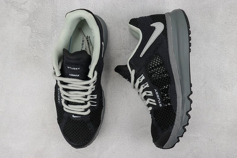 Stussy x Nike Air Max 2013 "Black/Grey" фото № 6