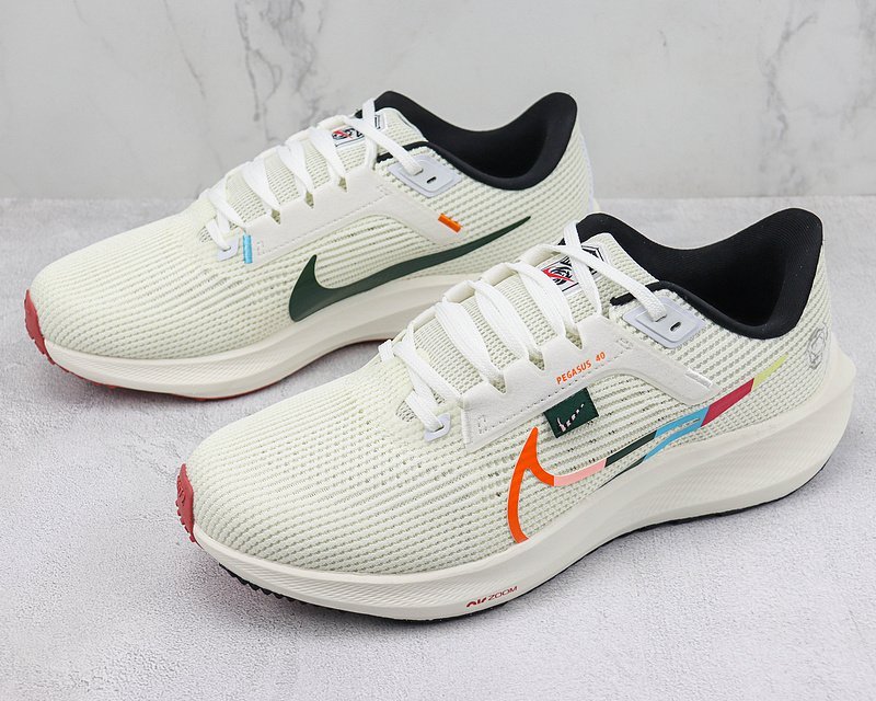 Nike Air Zoom Pegasus 40 "Multi-Color Swoosh/White" фото № 5