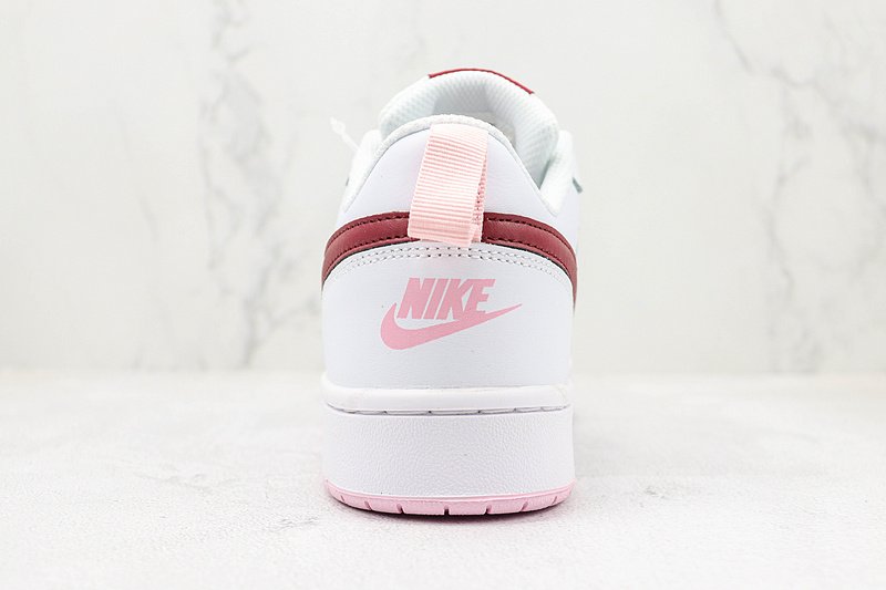 Nike Court Borough Low 2 "White/Dark Beetroot" фото № 9