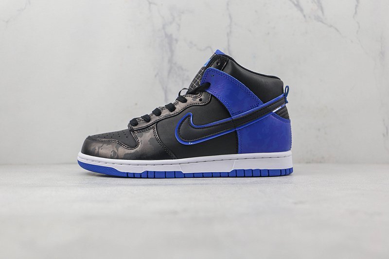 Nike Dunk High "Blue Camo" фото № 2