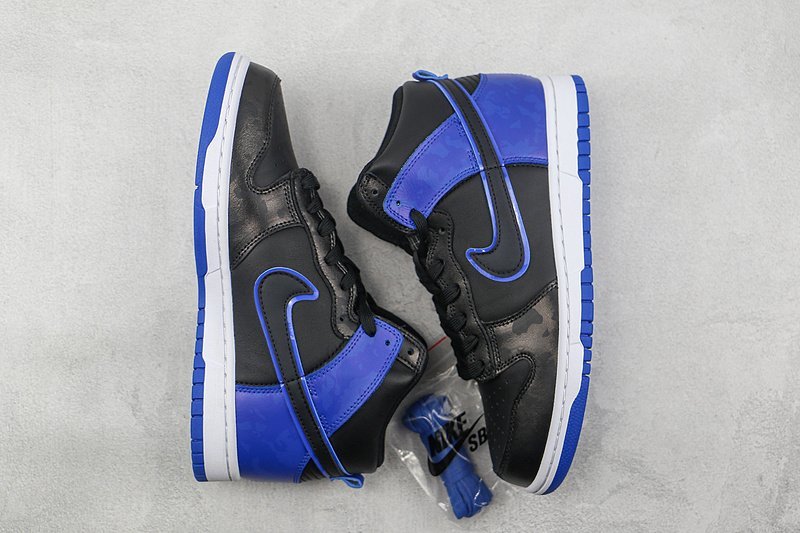 Nike Dunk High "Blue Camo" фото № 7
