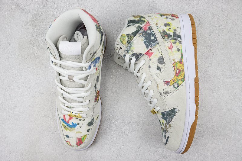 Supreme x Nike Dunk High "Rammellzee" фото № 6