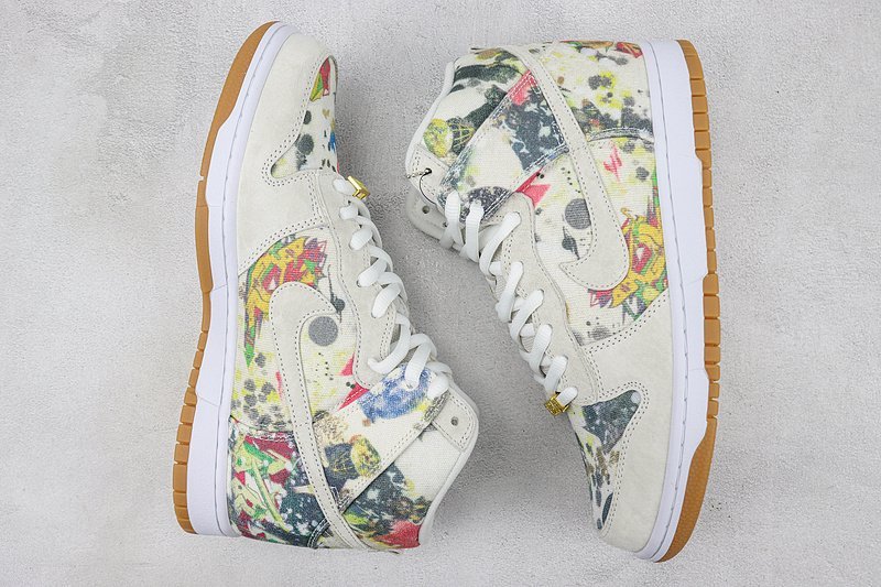 Supreme x Nike Dunk High "Rammellzee" фото № 7