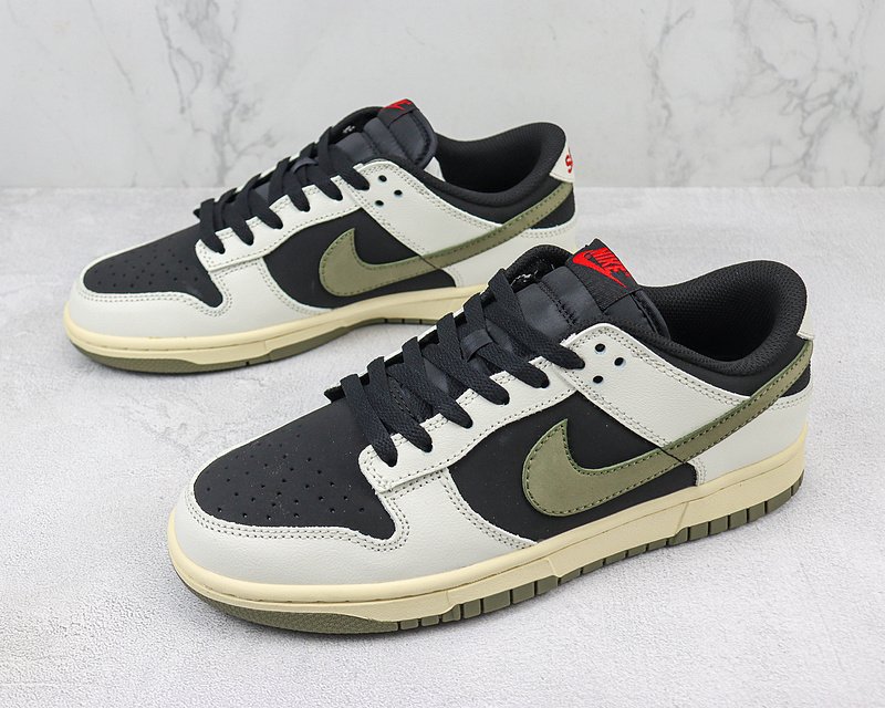 Nike Dunk Low "Olive/Black/White" фото № 5