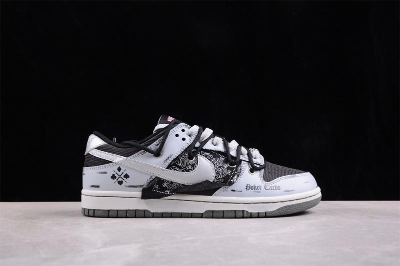 Poker Cards x Nike Dunk Low "Black/Gray" фото № 6