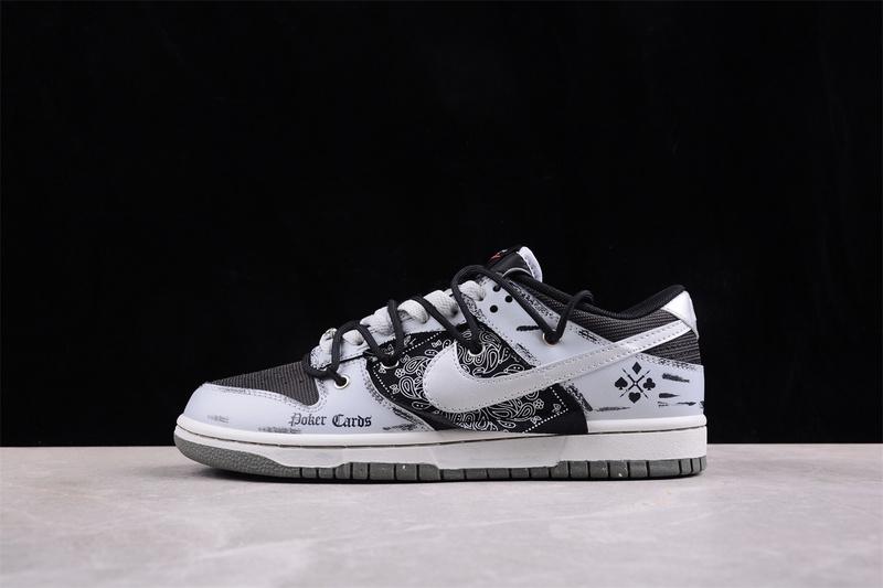 Poker Cards x Nike Dunk Low "Black/Gray" фото № 2
