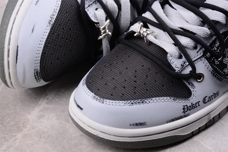 Poker Cards x Nike Dunk Low "Black/Gray" фото № 3