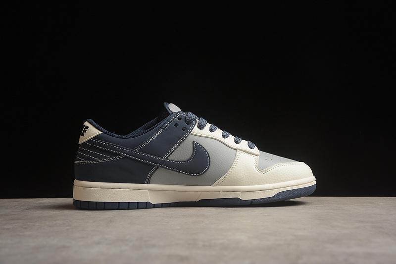 BAPE x Nike Dunk Low "Gray/Navy" фото № 5