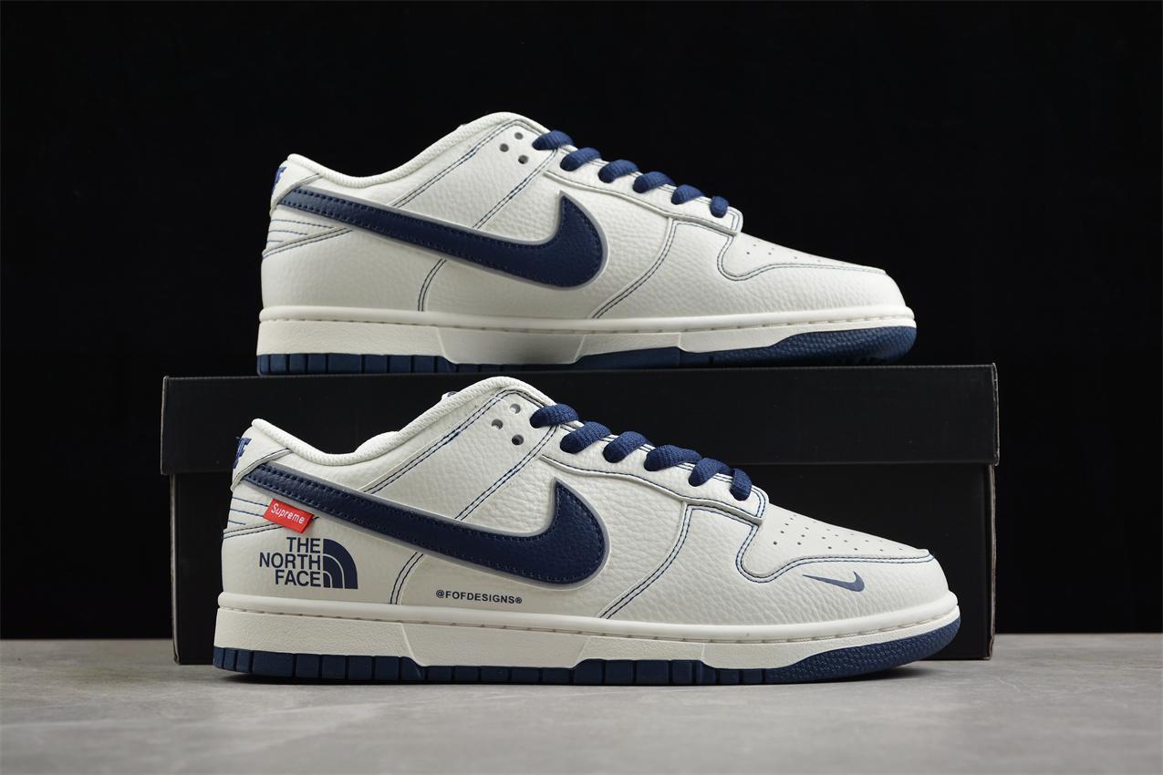 The North Face x Nike SB Dunk Low Supreme "Blue/White" фото № 9