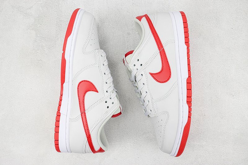 Nike Dunk Low "Vast Grey/Varsity Red" фото № 7