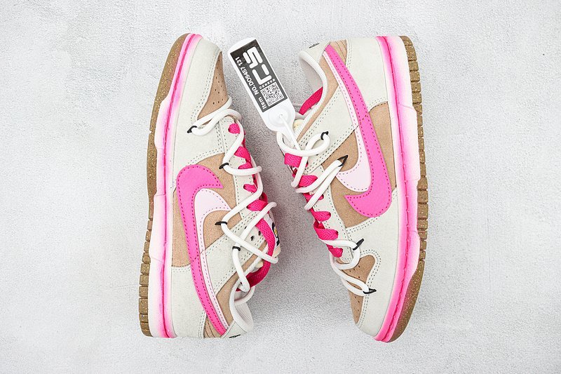 Nike SB Dunk Low "85 Pink/Brown/Black" фото № 7