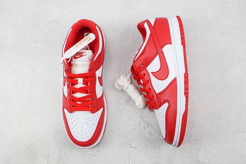 Nike Dunk Low SB "White/Red" фото № 6