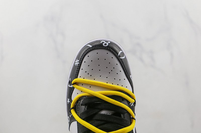 Nike SB Dunk Low Retro XD "Black/White/Yellow" фото № 3
